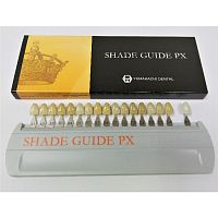 Расцветка Shade Guide PX для композит зубов серий:Anterior CROWN PX; Posterior EFUCERA PX, 17 цветов