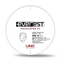 Диск циркониевый Everest Multilayer AT, размер 98х30мм, оттенок A4, многослойный