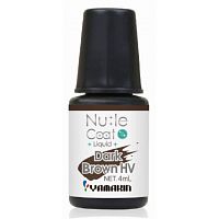 Глазурь жидкая окрашенная Nu:le Coat Liquid Dark Brown HV (темно-коричневый), 4 мл