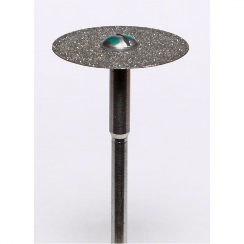 Диск алмазный спеченный,средней зернистости, диаметр рабочей части 19мм,толщина 0,3мм,1шт