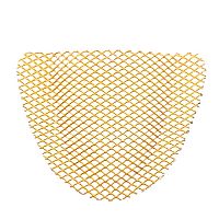 Решетка базисная Wuhan золотистая с мелкими ячейками, верхняя, 2шт.