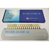 Расцветка Shade Guide AC д/двух и односл зубов:Anterior NEW ACE, FX; Posterior NAPERCE, MILLION, EFU