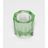 Стеклянная чаша Promisee для замешивания материала, зелёная.  