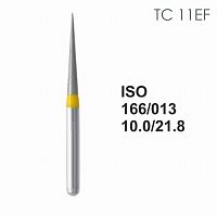 Бор алмазный MANI TC-11EF по ISO 166, конус ,013 х 10.0 х 21.8 мм, зернистость EF, 5 штук