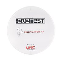 Диск циркониевый Everest Multilayer AT, размер 95х12 мм, оттенок A1, многослойный