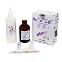 Пластмасса Re-Fine Bright самотвердеющая (3 минуты), цвет A3.5, набор 250 г + 260 мл.