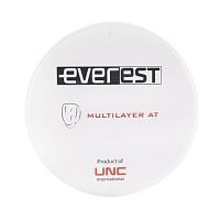 Диск циркониевый Everest Multilayer AT, размер 98х12 мм, оттенок BL3, многослойный