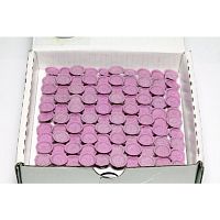 Карборундовые камни SONG YOUNG розовые, оксид алюминия, №09 для прямого наконечника, 100шт.