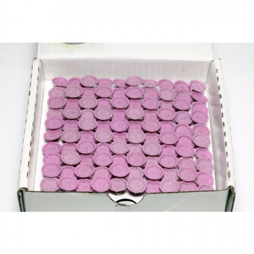 Карборундовые камни SONG YOUNG розовые, оксид алюминия, №09 для прямого наконечника, 100шт.