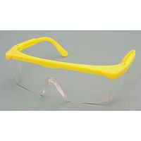 Очки защитные Promisee Dental с жёлтой дужкой.