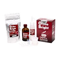 Пластмасса для ортодонтии Ortho Bright Liquid + Powder Clear самотвердеющая, набор 100 г + 70 мл.