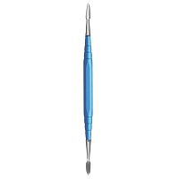 Резчик 07311 моделировочный зуботехнический двусторонний для работы с пластммассой и композитом, ручка длиной 95 мм голубая RA8, RA9