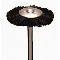 Щёточка Songjiang Sheshan натуральная щетина, чёрная, жесткая, диаметр 20мм, 1шт.