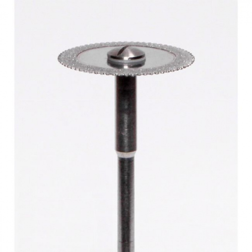 Диск сепарационный алмазный с зубцами 2-сторонний, мелкая зернистость,диаметр рабочей части 19 мм,1 шт 