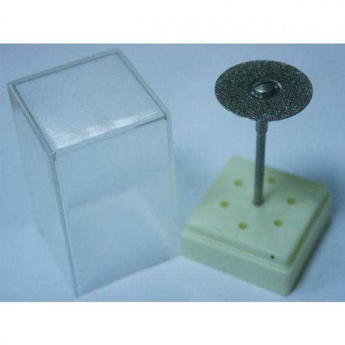 Диск сепарационный алмазный 2-сторонний,средняя зернистость,диаметр рабочей части 22 мм,1 шт 