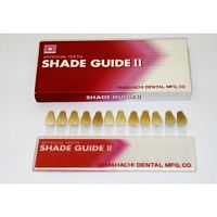 Расцветка Shade Guide II для трехслойных акриловых зубов, 12 цветов, YAMAHACHI (Япония)