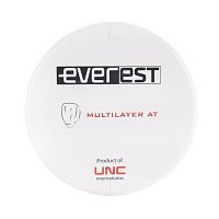 Диск циркониевый Everest Multilayer AT, размер 98х12 мм, оттенок BL1, многослойный