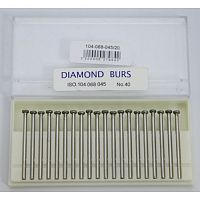 Бор алмазный Lixin Diamond, форма диск с закругленным торцом, размер 4.5мм, 20шт.