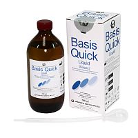 Жидкость Basis Quick Liquid - для смешивания с базисной пластмассой быстрой полимеризации, 500 мл.