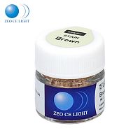 Краситель  ZEO CE LIGHT Stain Brown (коричневый), порошок 2г.