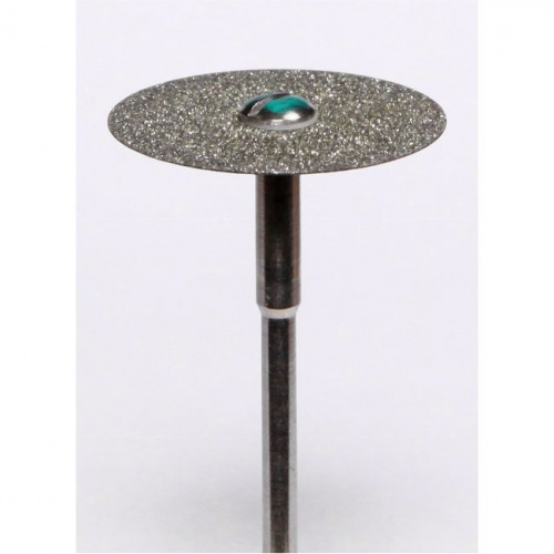 Диск алмазный спеченный,средней зернистости, диаметр рабочей части 22мм,толщина 0,3мм,1шт