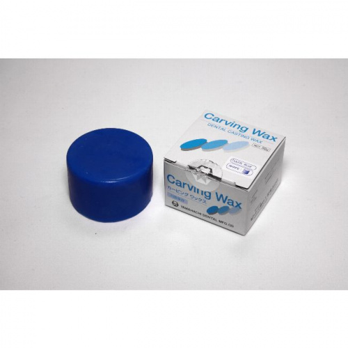 Воск моделировочный Carving Wax Blue (голубой) 50гр, Yamahachi (Япония)