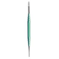 Резчик 07302 моделировочный зуботехнический двусторонний для работы с воском, ручка длиной 95 мм зеленая с рабочими частями A2, C2