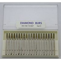 Бор алмазный Lixin Diamond, форма цилиндр, размер 2.7мм, 20шт.