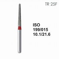 Бор алмазный MANI TR-25F по ISO 199, конус ,015 х 10.1 х 21.6 мм, зернистость F, 5 штук