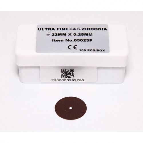 Диски отрезные SONG YOUNG для циркония Ultra Fine Disk for Zirconia, 22х0,25мм, 100шт. фото 2