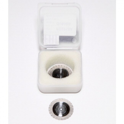 Диск сепарационный алмазный с зубцами 2-сторонний, мелкая зернистость,диаметр рабочей части 22 мм,без дискодержателя ,10 шт 