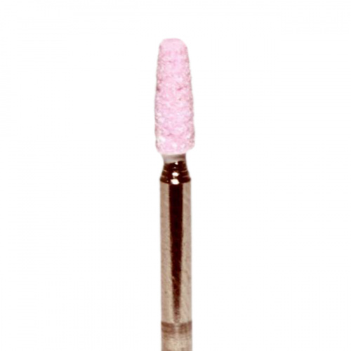 Карборундовые камни SONG YOUNG розовые, оксид алюминия, №43 для прямого наконечника, 10шт. фото 3
