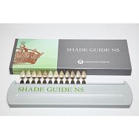 Расцветка Shade Guide NS для трехслойных акриловых зубов, 12 цветов, YAMAHACHI (Япония)
