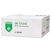 Супергипс DIE STONE класс 4, цвет: золотисто-коричневый, 18кг.