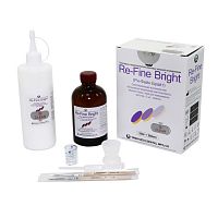 Пластмасса Re-Fine Bright самотвердеющая (3 минуты), цвет Clear, набор 250 г + 260 мл.