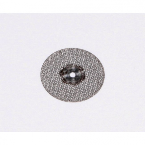 Диск сепарационный алмазный 2-сторонний,перфорированный мелкая зернистость,диаметр рабочей части 19 мм,без дискодержателя ,1 шт 