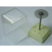 Диск сепарационный алмазный 2-сторонний,перфорированный мелкая зернистость,диаметр рабочей части 22 мм,1 шт 